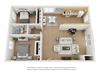 2 Bedroom 1 Bathroom